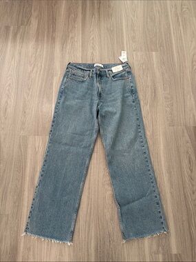 Abercrombie & Fitch low rise “the baggy” jeans in extra short length
